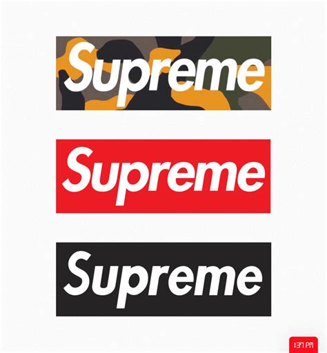 all supreme box logos